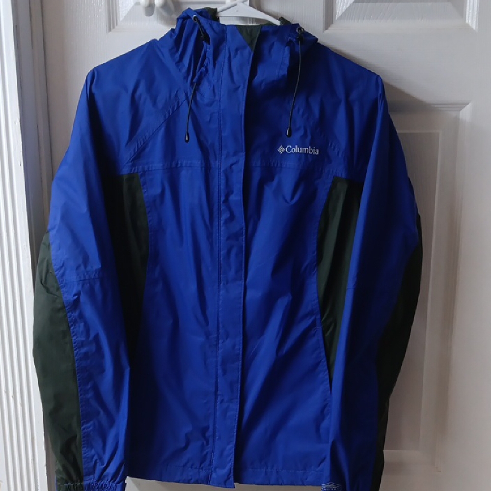 Columbia Royal Blue Rain Jacket